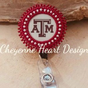 Texas A&M badge reel